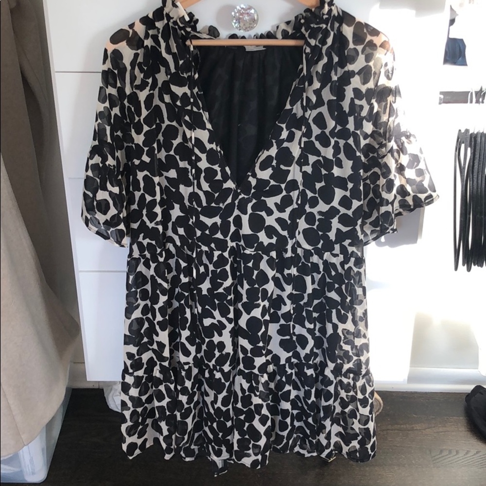 leopard print dress